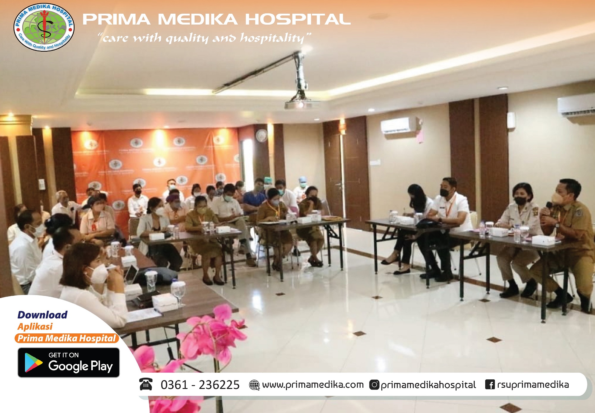 Monitoring dan Evaluasi Rumah Sakit oleh Dinas Kesehatan Kota Denpasar di RSU Prima Medika