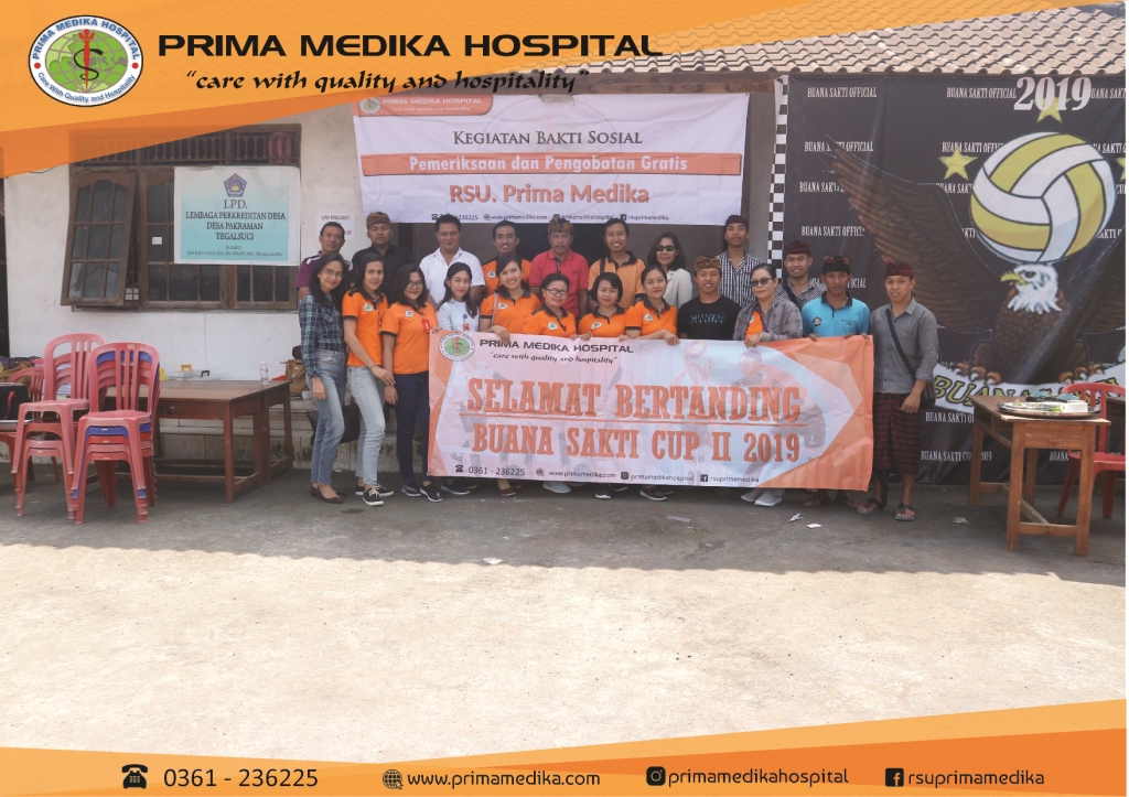 kegiatan bakti sosial "Pelayanan Kesehatan Gratis" bersama STT Gadha Kumara, Tegalalang, Gianyar