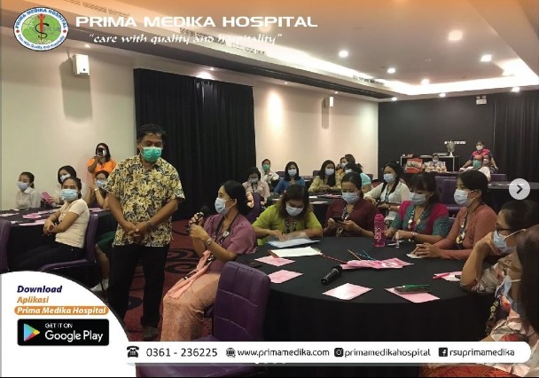 Prima Medika Hospital bekerjasama dengan Bali Pink Ribbon Foundation mengadakan edukasi kesehatan tentang kanker payudara