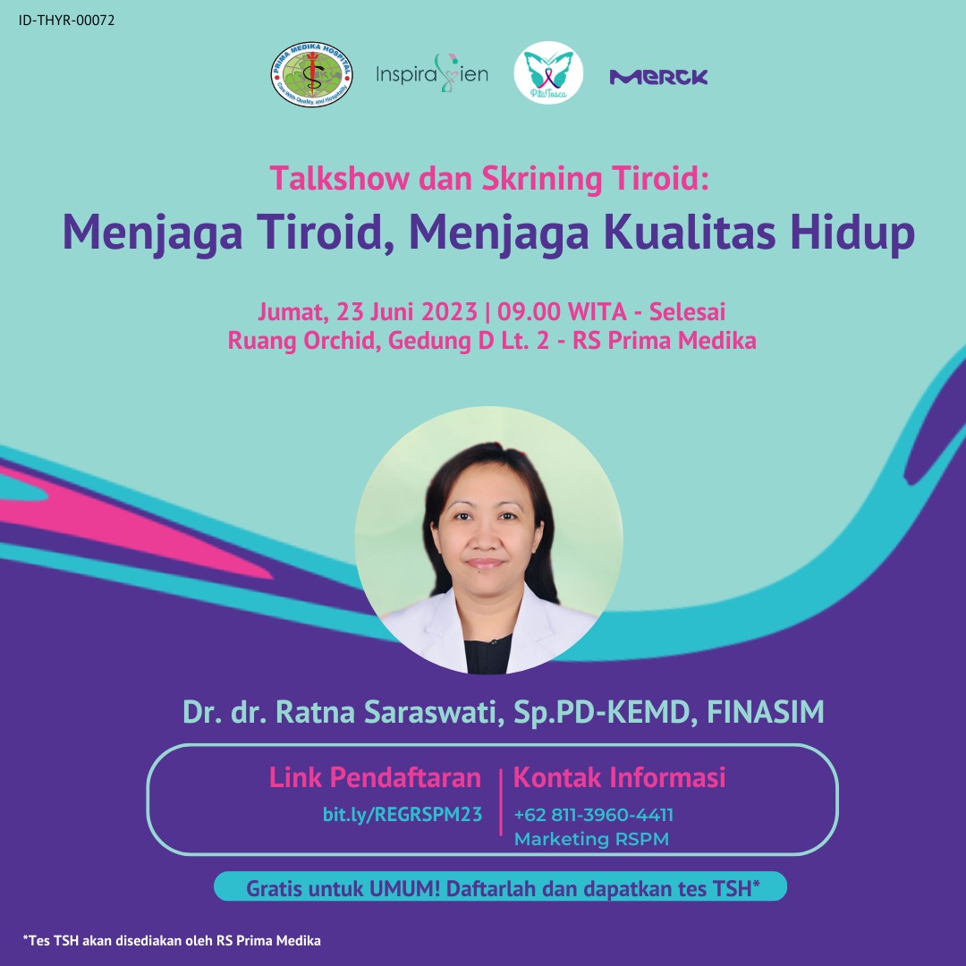 Let's Join a Free Thyroid Talkshow and Screening "Maintain Thyroid, Maintain Quality of Life"