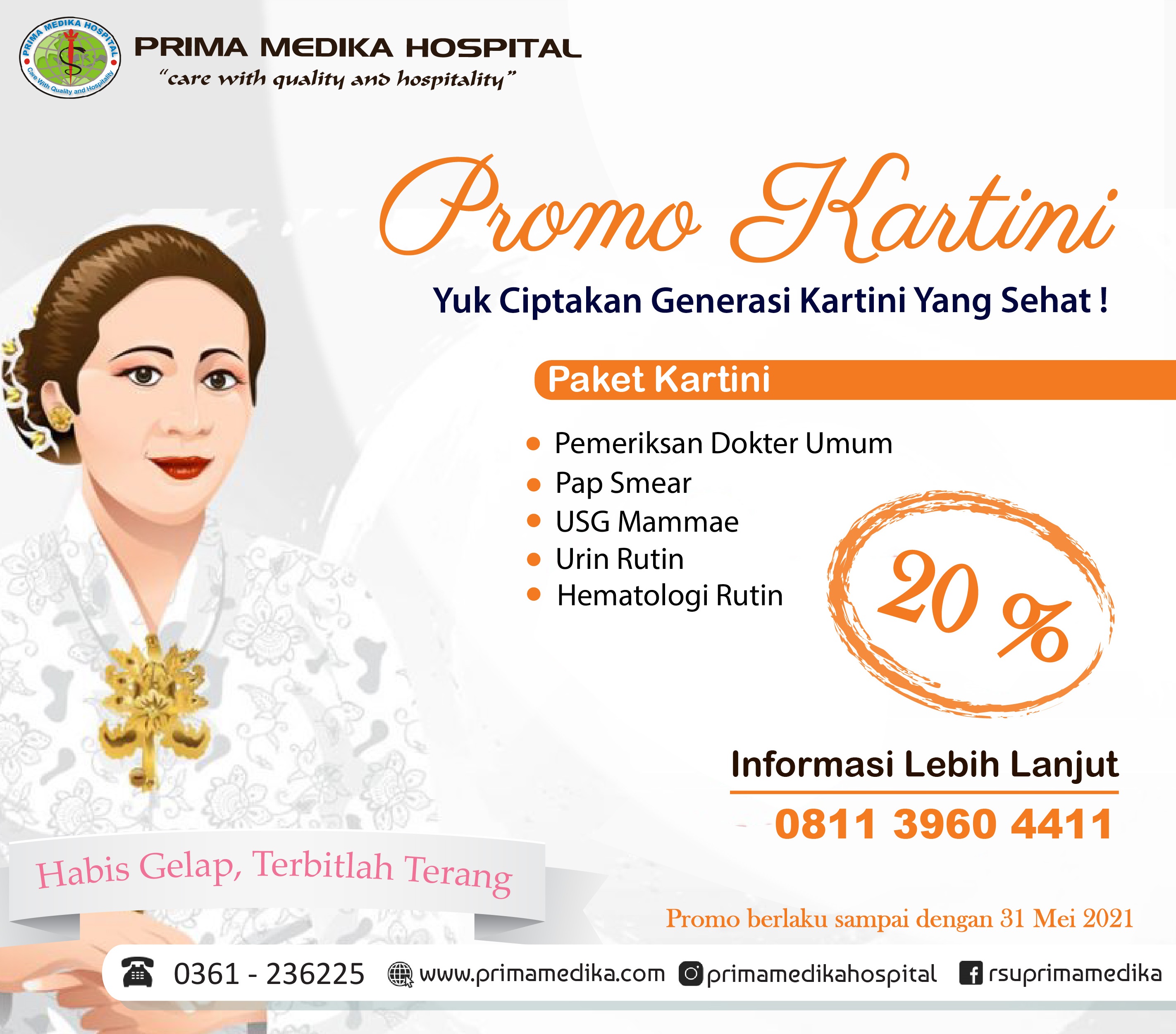 Come on, Enjoy Special Health Promos for Indonesian Kartini