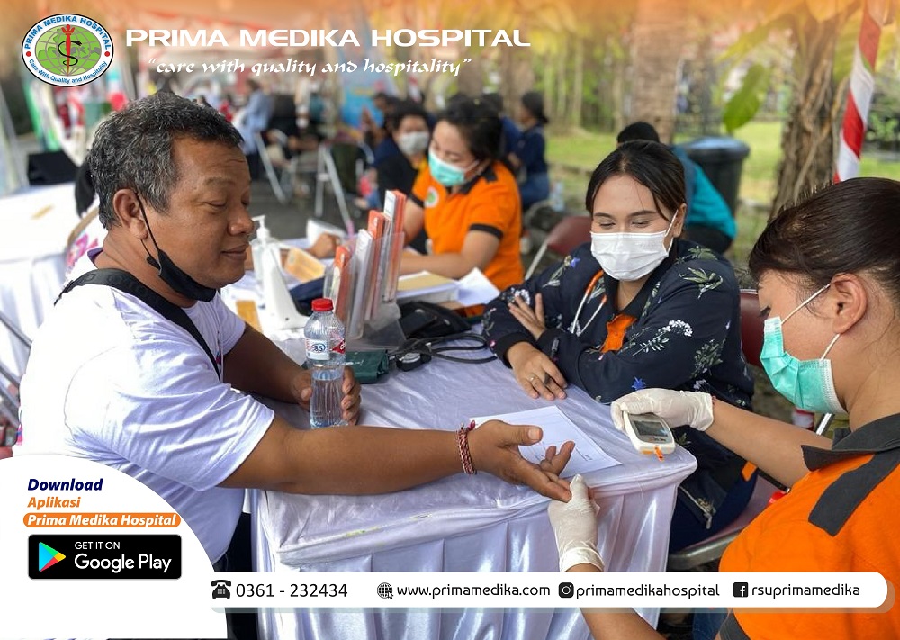 Prima Medika Hospital participated in the commemoration of Bali TV's 21st Anniversary