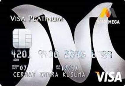 Kartu Kredit Mega Visa Platinum 