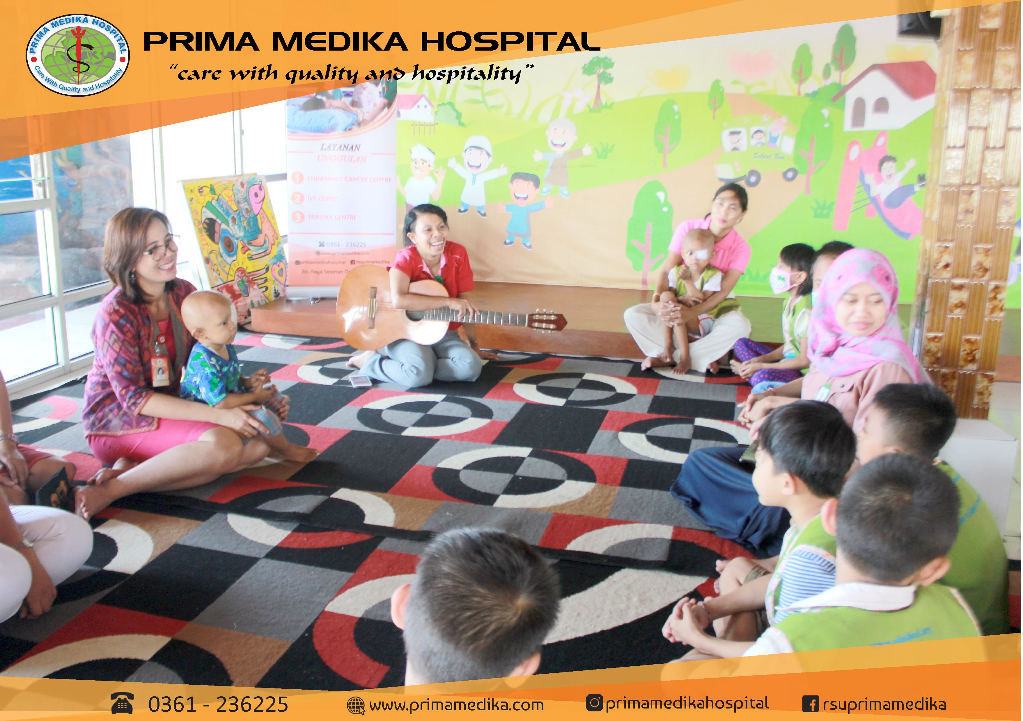 Prima Medika Hospital Kunjungi Rumah Singgah Yayasan Peduli Kanker Anak Bali 